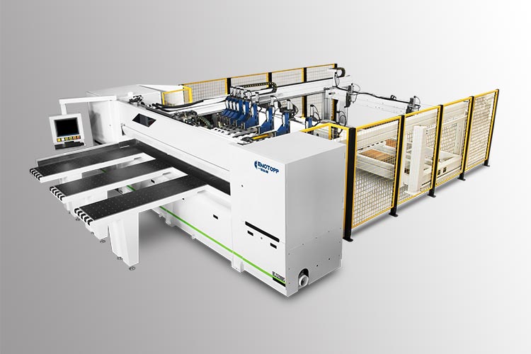 post-feeding panel saw